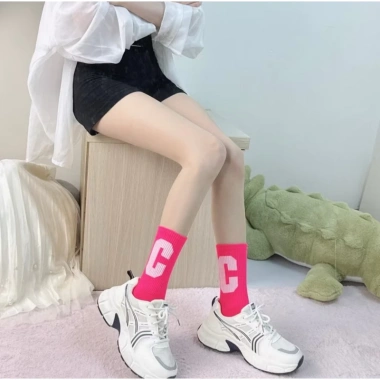 Combo tất cổ cao nam nữ thêu chữ C 10 màu - Giá chỉ 75.000đ, giảm tới 20%