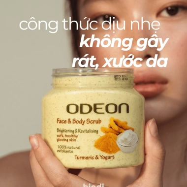 Combo Tẩy Da Chết Odeon 300ml + Kem Chấm Mụn Thâm Vicco Nghệ Đàn Hương 30g - Giá Ưu Đãi 255k 6