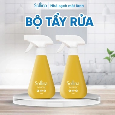 Combo Tẩy Dầu Mỡ & Cặn Canxi Sollina 300ml - Giải pháp sạch vết dầu mỡ, cặn canxi, giá chỉ 175.000₫ 9