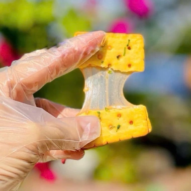 Combo Tết: Bánh hành phô mai, bánh ruốc, chà bông, nougat – ít ngọt, 150k
