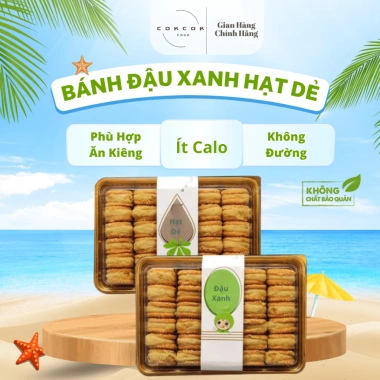 Combo Tết Bánh Kiều Mạch Pháp, Đậu Xanh Hạt Dẻ, Lúa Mì Nguyên Cám – Thơm Ngon, Healthy, Ít Calo 320k