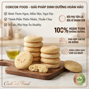 Combo Tết Bánh Kiều Mạch Pháp, Đậu Xanh Hạt Dẻ, Lúa Mì Nguyên Cám – Thơm Ngon, Healthy, Ít Calo 320k