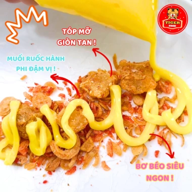 Combo Tết Sum Vầy - Bánh tráng phơi sương Tiger Food: 6 món Công Chúa + 3 món Béo, Muối Ruốc Hành Phi, Giá chỉ 73.800₫ 4