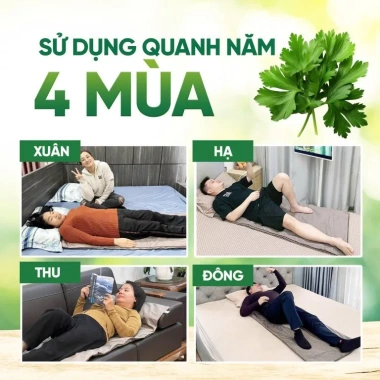 Combo Thảm & Gối Ngải Cứu Cao Cấp - Giá ưu đãi 350k, chất lượng cao, hỗ trợ giấc ngủ sâu