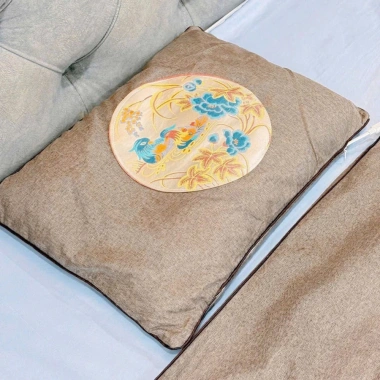 Combo Thảm & Gối Ngải Cứu Cao Cấp - Giá ưu đãi 350k, chất lượng cao, hỗ trợ giấc ngủ sâu