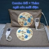 Combo Thảm Sưởi Ngải Cứu và Gối Ngải Cứu Đông Y Giảm Đau Xương Khớp, Ngủ Ngon, Tuần Hoàn Máu Giá 128.000 VND