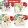 Combo thiệp quà tặng 3D hoa kt 9.5x7cm - Thiệp chúc mừng, giá chỉ 25.000đ 2