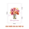 Combo thiệp quà tặng 3D hoa kt 9.5x7cm - Thiệp chúc mừng, giá chỉ 25.000đ 4