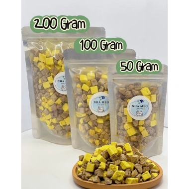 Combo thịt sấy phô mai mix gan cho thú cưng giá ưu đãi 37.500đ 2