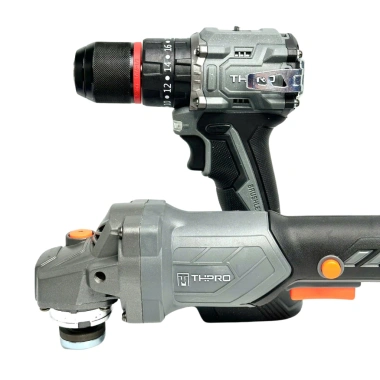 Combo THPRO Máy Mài F1 & Máy Khoan TH7.713AK Đầu 13ly Pin 20Cell, Động Cơ Không Chổi Than - 920k
