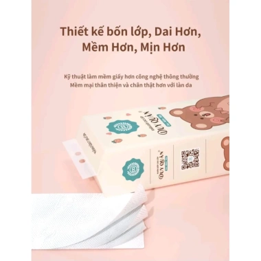 COMBO Thùng 6 Bịch - 4 Bịch Khăn Giấy Rút DUY QUÂN Treo Tường, Giá 145.000₫