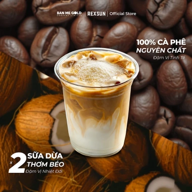Combo Tiết Kiệm 2 Túi Cà Phê Sữa Dừa Cocofe 60 Gói 3in1 Hòa Tan Chính Hãng Ban Me Gold - Rexsun 185k