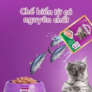 Combo Tiết Kiệm 28-56 Gói Pate WHISKAS 80G Mèo Thơm Ngon Dinh Dưỡng Hàng Ngày - Bếp Của Cưng 395k 6