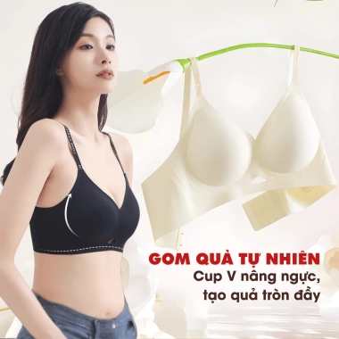 Combo Tiết Kiệm Áo Ngực Nữ Khoét Giọt Nước Thoáng Khí, Đúc Su Tàng Hình AMYBRA A960 - Giá 270k Giảm Đặc Biệt 2