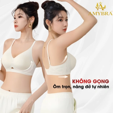 Combo Tiết Kiệm Áo Ngực Nữ Không Gọng Đúc Su, Đệm 1.5cm Chống Chảy Xệ AMYBRA A1.289 232k 3 Combo Tiết Kiệm Áo Ngực Nữ Không Gọng Đúc Su, Đệm 1.5cm Chống Chảy Xệ AMYBRA A1.289 232k 3