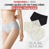 Combo Tiết Kiệm Quần Lót Nữ Su Siêu Mỏng Tàng Hình + Set Quần Chip Kháng Khuẩn AMYBRA L166 - Giá 80.000₫
