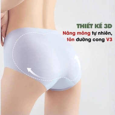 Combo Tiết Kiệm Quần Lót Nữ Su Siêu Mỏng Tàng Hình + Set Quần Chip Kháng Khuẩn AMYBRA L166 - Giá 80.000₫