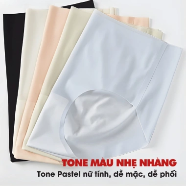 Combo Tiết Kiệm Quần Lót Nữ Su Siêu Mỏng Tàng Hình + Set Quần Chip Kháng Khuẩn AMYBRA L166 - Giá 80.000₫ 6 Combo Tiết Kiệm Quần Lót Nữ Su Siêu Mỏng Tàng Hình + Set Quần Chip Kháng Khuẩn AMYBRA L166 - Giá 80.000₫ 6
