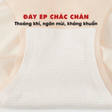 Combo Tiết Kiệm Quần Lót Nữ Su Siêu Mỏng Tàng Hình + Set Quần Chip Kháng Khuẩn AMYBRA L166 - Giá 80.000₫