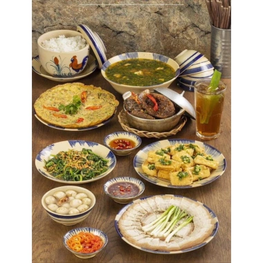 Combo tô chén dĩa phết xanh kiểu xưa 13-23 món, chân đinh, gốm xưa Nam Bộ 168k 8 Combo tô chén dĩa phết xanh kiểu xưa 13-23 món, chân đinh, gốm xưa Nam Bộ 168k 8
