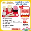 Combo Tô Ly Chén Mâm Cúng Đầy Tháng Thôi Nôi Giấy Cúng Mụ Liên Hoa - Tặng Khay Rau Câu - 93,000 VND