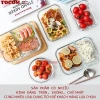 Combo TOCOM Hộp Cơm Văn Phòng Thủy Tinh 2-3 Ngăn 1.000ml + Hộp Canh + Túi Giữ Nhiệt Lò Vi Sóng Giá 125k 8