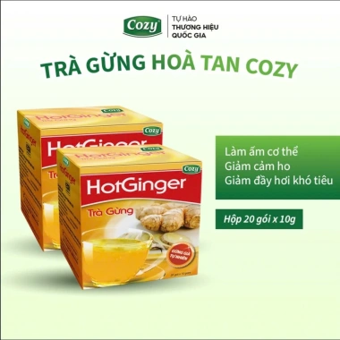 Combo Trà Gừng 20x10g – Gừng Già Vị Cay Ngọt, Dễ Uống, Ấm Cơ Thể – 113.000₫