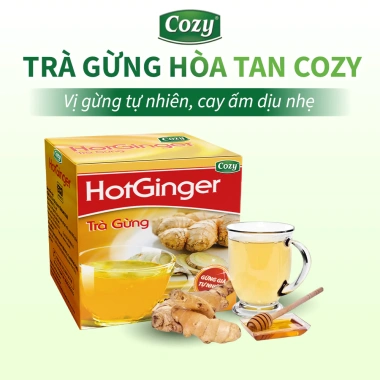 Combo Trà Gừng 20x10g – Gừng Già Vị Cay Ngọt, Dễ Uống, Ấm Cơ Thể – 113.000₫