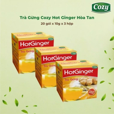Combo Trà Gừng 20x10g – Gừng Già Vị Cay Ngọt, Dễ Uống, Ấm Cơ Thể – 113.000₫