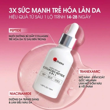 Combo Trắng Da Kihasu 6in1 Serum - Kem Dưỡng - Sáng Da, Dưỡng Ẩm, Ngăn Lão, Giảm Thâm - 559.000₫ 3