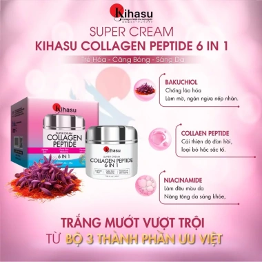Combo Trắng Da Kihasu 6in1 Serum - Kem Dưỡng - Sáng Da, Dưỡng Ẩm, Ngăn Lão, Giảm Thâm - 559.000₫ 5