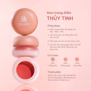 Combo Trang Điểm Tự Nhiên Son Kem Nhung Lì Mượt Không Silicon và Kem Cỏ Mềm Giá 375.000₫ 3 Combo Trang Điểm Tự Nhiên Son Kem Nhung Lì Mượt Không Silicon và Kem Cỏ Mềm Giá 375.000₫ 3