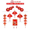Combo Trang Trí Thần Tài Tết 2.026 – Tranh Treo Năm Mới + Quạt, Túi Tài Lộc, Decal Giá ưu đãi 94.600₫