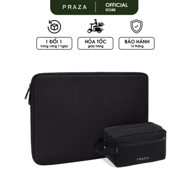 Combo Túi Chống Sốc Laptop & Phụ Kiện Công Nghệ PRAZA TX092V08 - Giá 149.000, Bảo Vệ An Toàn, Thiết Kế Nhẹ Nhàng