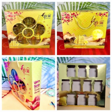 Combo Túi Đựng 10 Hũ Yến 70‑100ml Có Khay & Quai Xách - 10/20/30 Túi 233k