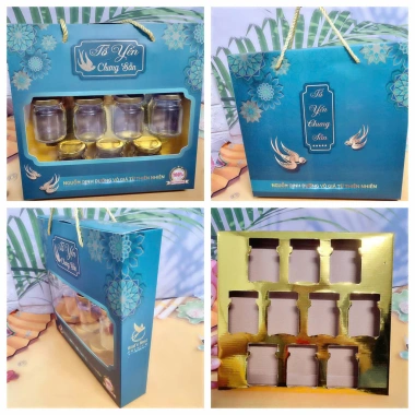 Combo Túi Đựng 10 Hũ Yến 70‑100ml Có Khay & Quai Xách - 10/20/30 Túi 233k