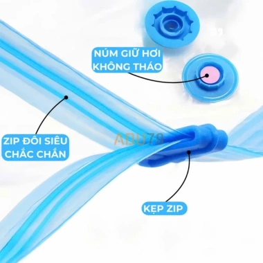 Combo Túi Hút Chân Không Đủ Size Vali – Hút Gọn Quần Áo, Chăn Bông, Máy Hút – Bán Túi Lẻ – 75.000₫ 7