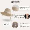 Combo Túi Mũ Cói Đi Biển 2 Kiểu Đeo Mũ Rộng Vành Dây Buộc Thắt Nơ Xinh, Giá 117.143 VND 3