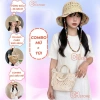 Combo túi và mũ đi biển chụp hình kèm nơ xinh - Thời trang, Giá ưu đãi 138k 10