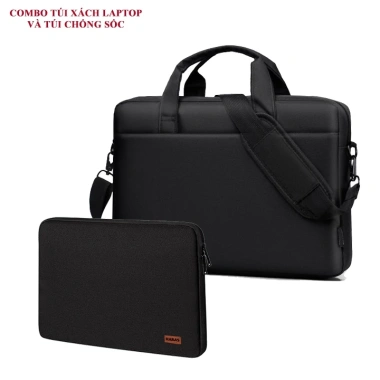 Combo Túi xách laptop 16 inch & túi chống sốc HARAS HR290TC001 - Giá 209.000 VNĐ
