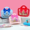 Combo Túi Zip Đứng 3 Màu Đậm - Túi Nơ Dễ Thương Đựng Phụ Kiện, Quà Tặng, Bánh Kẹo Nougat - 39.000₫
