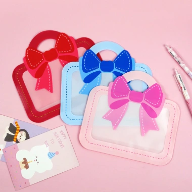 Combo Túi Zip Đứng 3 Màu Đậm - Túi Nơ Dễ Thương Đựng Phụ Kiện, Quà Tặng, Bánh Kẹo Nougat - 39.000₫ 2