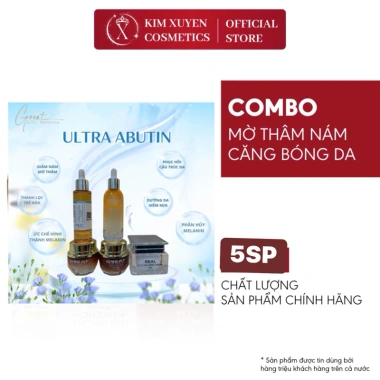 Combo Ultral Arbutin Golmelasma giảm giá 500k - Giảm nám, sáng da hiệu quả | Kim Xuyến Cosmetics