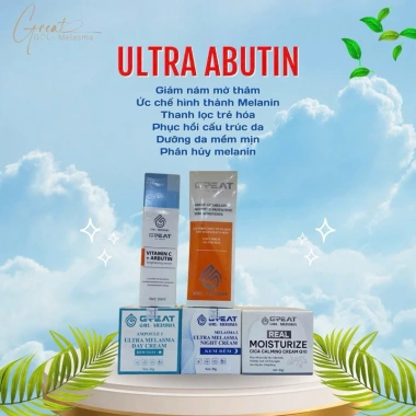 Combo Ultral Arbutin Golmelasma giảm giá 500k - Giảm nám, sáng da hiệu quả | Kim Xuyến Cosmetics