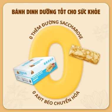 Combo Ưu Đãi Bánh Da Trứng Cuộn Kem Tươi, Chà Bông + Bánh Diêm Mạch GuluFoods Giá 115k 6