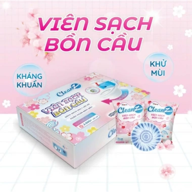 Combo Viên Thả Bồn Cầu GETO Đào Khử Mùi, Xả Màu Xanh Thơm Mát - Giá 95.000 VND