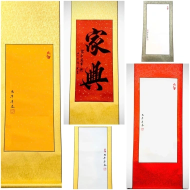 Combo Vở Cát Tự Khai Xuân và Tranh Thư Pháp - Luyện viết chữ hợp thể, câu đối Tết - Giá 188.000₫