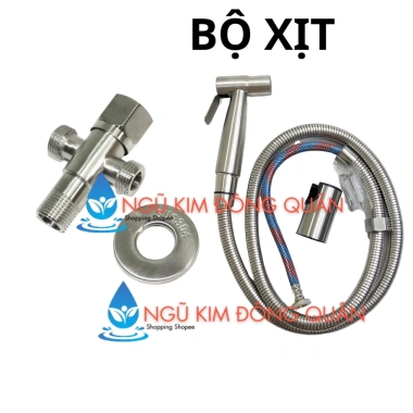 Combo Vòi Xịt Vệ Sinh SUS Inox 304 + Van Nước Chữ T - Lắp Đơn Giản, 65.000₫ Combo Vòi Xịt Vệ Sinh SUS Inox 304 + Van Nước Chữ T - Lắp Đơn Giản, 65.000₫