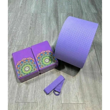 Combo Vòng Yoga TO 20cm Mandala + Dây Cotton 1.8m - LOUIS YOGA - Giá chỉ 125.000₫