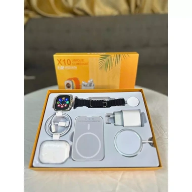 Combo X10: Đồng hồ thông minh, Tai nghe BLT, Bộ sạc I.P, Củ sạc nhanh 20W - 129k 5 Combo X10: Đồng hồ thông minh, Tai nghe BLT, Bộ sạc I.P, Củ sạc nhanh 20W - 129k 5
